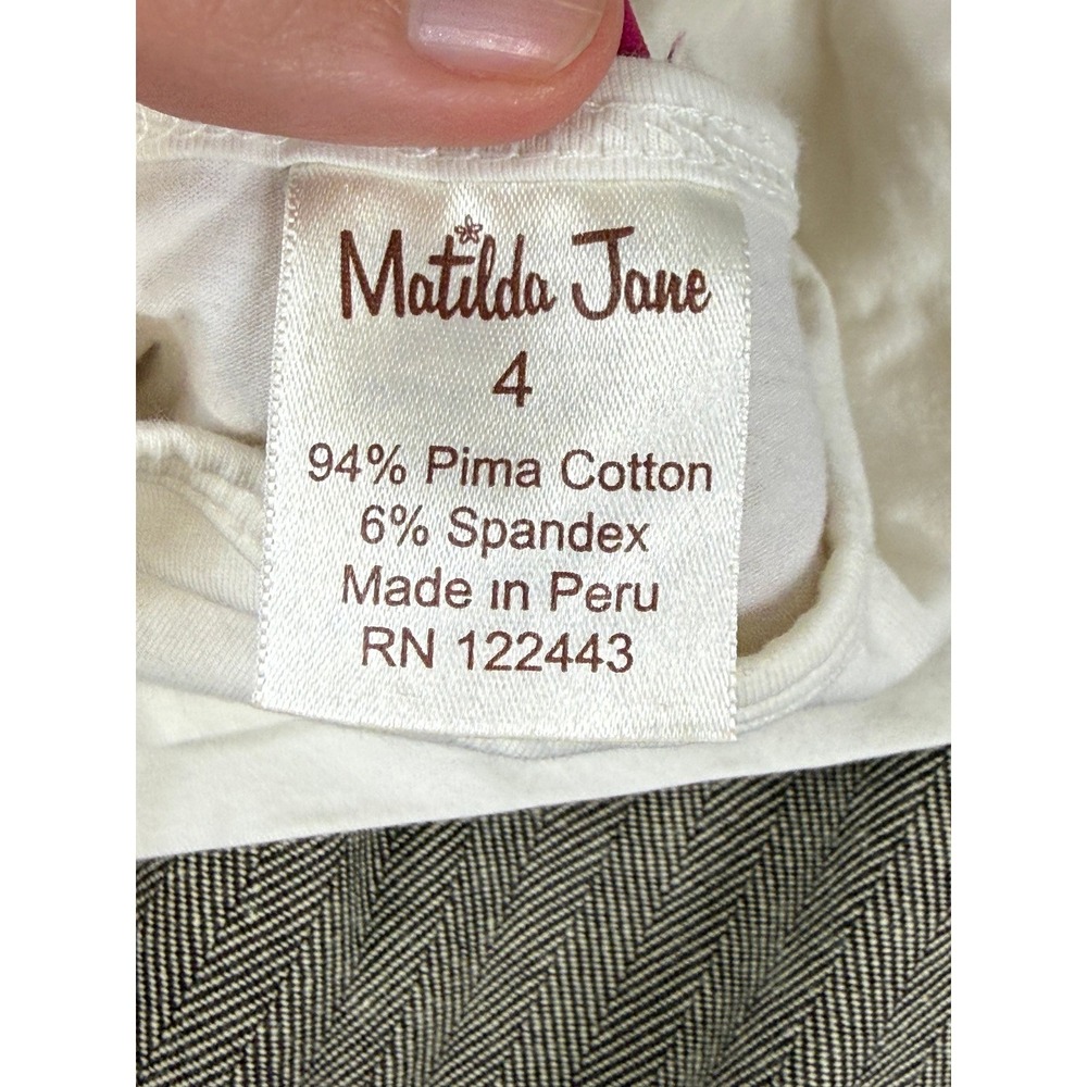 LOT Matilda Jane Girls Herringbone Ruffle Pants Bell Sleeve Tunic Tops 4 - Picture 4 of 9